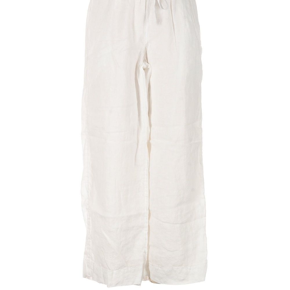 J. Crew White Linen Pants Size Extra Small Tall